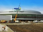 FAMOS - plus dřevěné a průmyslové podlahy  Sazka Aréna Praha 001 [zakrytí ledové plochy]